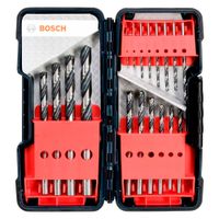 Juego de Brocas Bosch HSS PointTeQ 18 piezas Metal