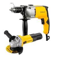 Taladro Percutor Stanley STDH8013 1/2"" 800w + Amoladora 750w