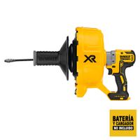 Dewalt Destapador de Cañerias 20V Cable 35"" Sin Bat Ni Carg