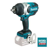 Llave de Impacto Inalámbrico Makita BL LXT 18V 1/2"" 1000 Nm DTW1002Z sin Batería ni Cargador