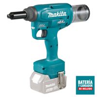Remachadora Inalámbrica Makita BL 18V 20,000 N 4.8 - 6.4 mm DRV250Z sin Batería ni Cargador