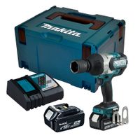 Llave de Impacto Inalámbrico Makita BL LXT 18V 3/4"" 1050 Nm DTW1001RTJ 2Baterías x 5.0 Ah + Cargador