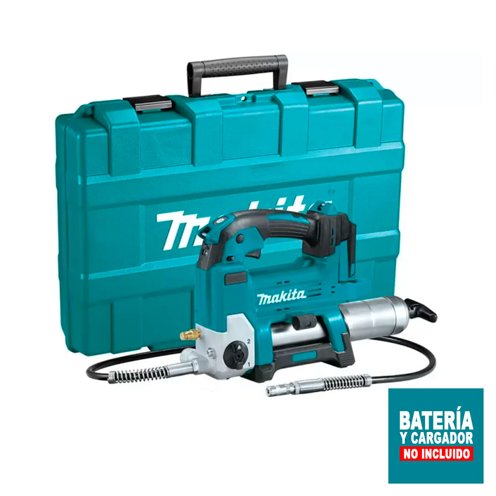 Engrasadora Makita 18V LXT / 10,000 PSI - 2 Velocidades sin Baterías