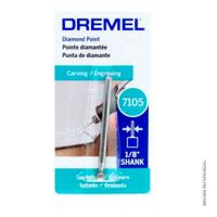 Punta Diamantada Dremel Redonda 11/64""