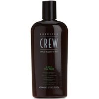 3 In 1 Tea Tree Shampoo, Acondicionador Y Body Wash American Crew Men 450ml