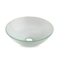 Ovalin Circular Orange para Sobreponer 42cm Vidrio Pavonado