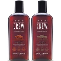 Daily Shampoo 250ml + Daily Conditioner 250ml American Crew Men
