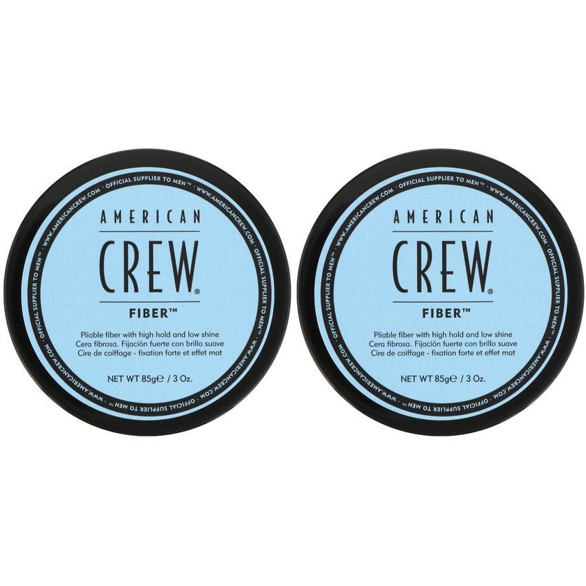 Dúo Cera Fiber Fijación Fuerte y Acabado Mate American Crew Men 85gr