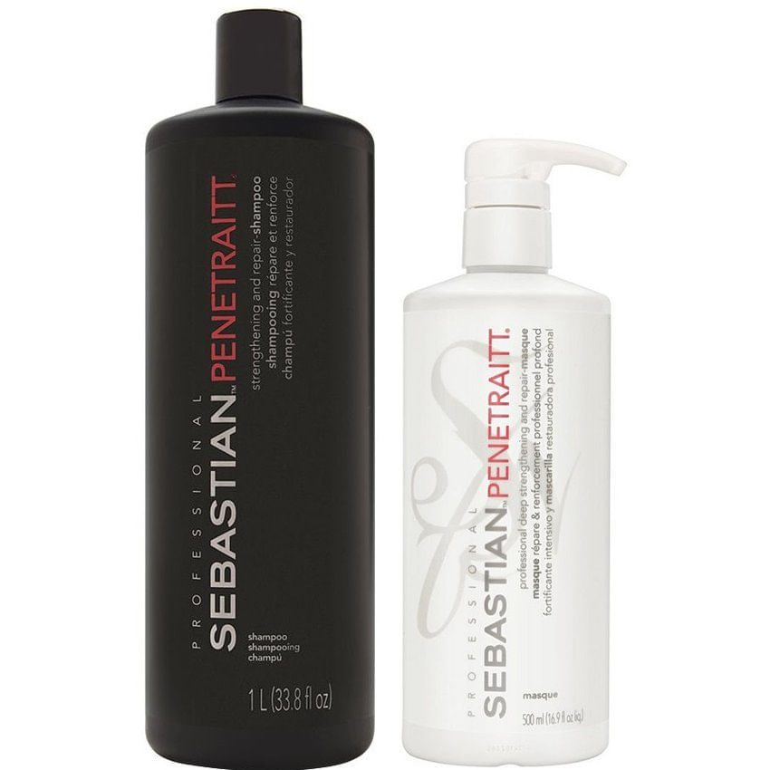 Shampoo Reparador 1000ml + Mascarilla 500ml Sebastian Penetraitt
