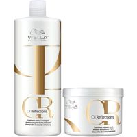 Shampoo 1000ml + Mascarilla 500ml Wella Oil Reflections