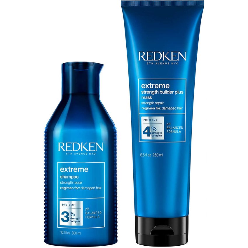 Shampoo Reparador 300ml + Mascarilla Redken Extreme