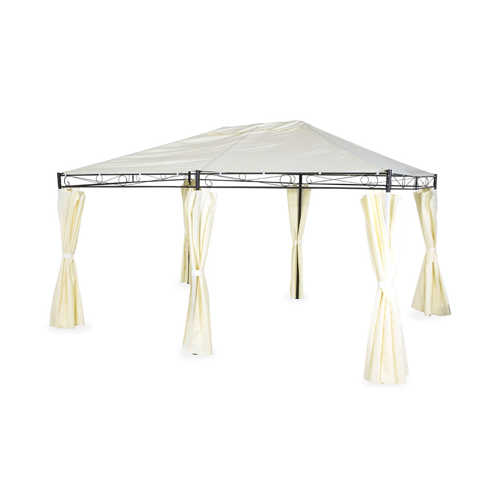 Pérgola con Cortinas 300x400cm