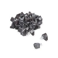 Soporte Metal/Plástico Marrón x25 unids