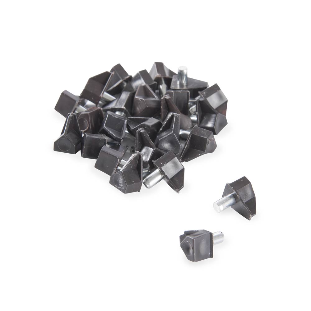 Soporte Metal/Plástico Marrón x25 unids