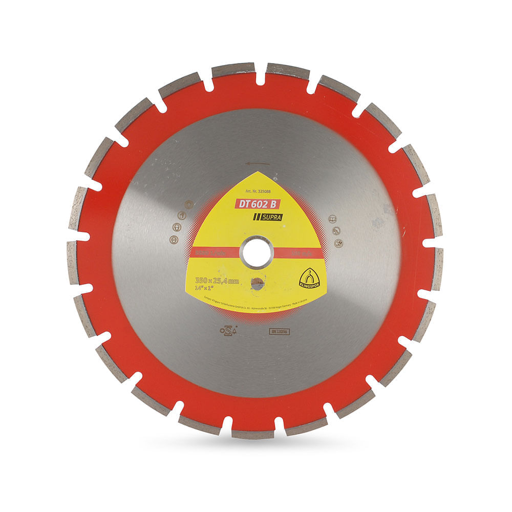 Disco diamantado Supra 14""-350mm Klingspor