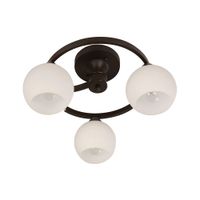 Lámpara Colgante Orange Aurora 3 Luces E27 Blanco/Cromo