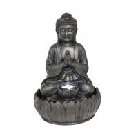 Fuente de agua con luz Buddha