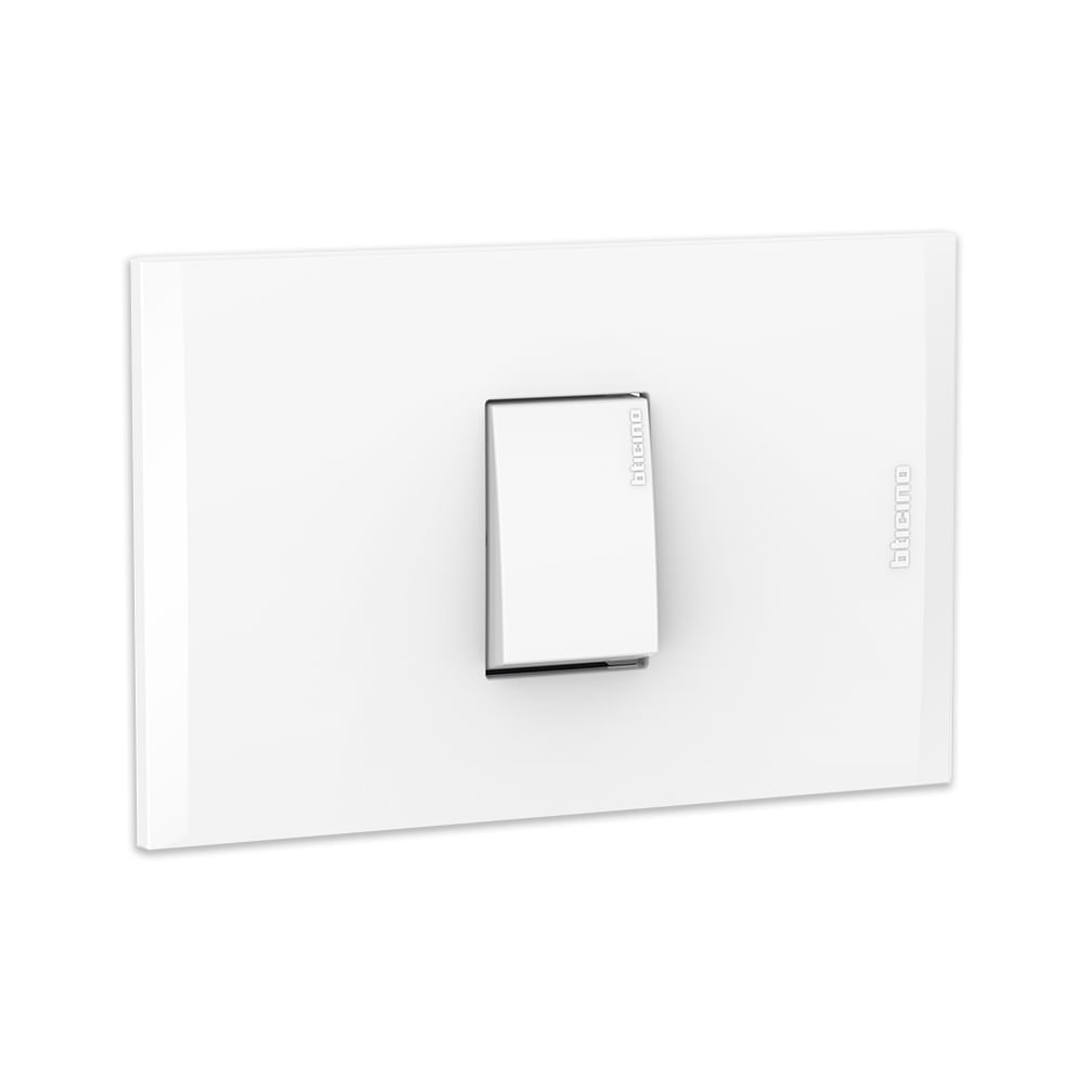 Modus4 Conmutador simple Blanco