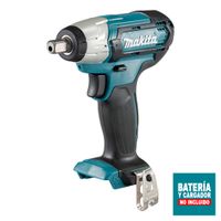 Llave de Impacto Inalámbrico Makita 12V 1/2"" 145 Nm TW141DZ sin Batería ni Cargador