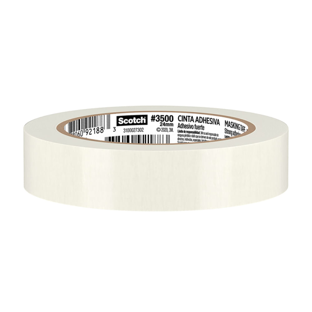 Cinta Masking Tape Multiuso 3500 24mm x 40m Scotch 3M