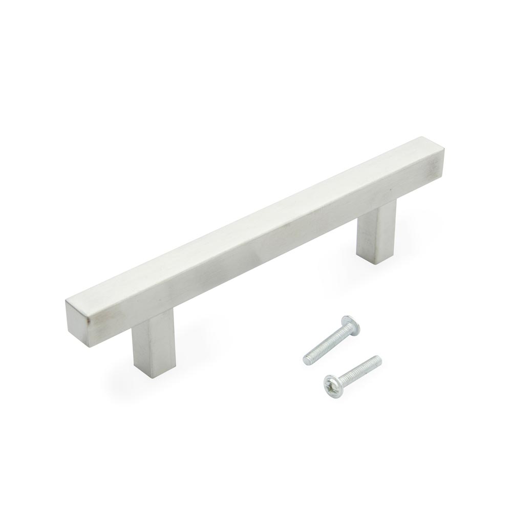 Tirador Cuadrado Acero Inoxidable 96mm