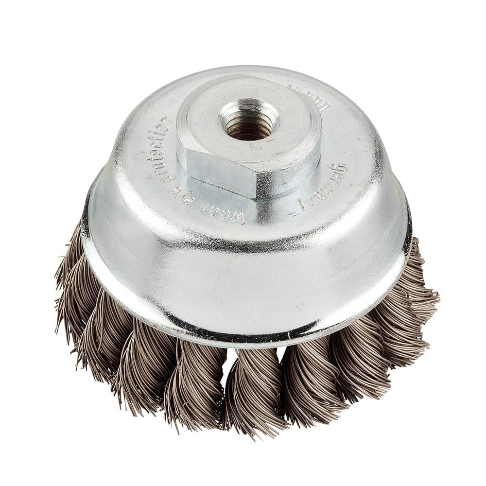 Cepillo de copa Alambre de acero trenzado 66mm