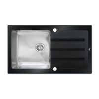 Lavadero para sobreponer Cristal Lux 1C 1E 86 Teka