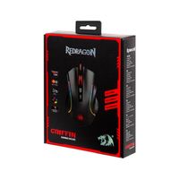 Mouse Gamer Redragon Griffin M607 Black