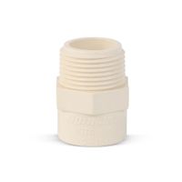 Adaptador macho 3/4""  metálico CPVC