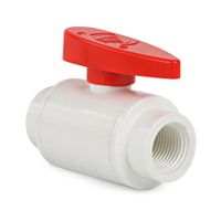 Válvula Bola PVC con rosca 1/2""