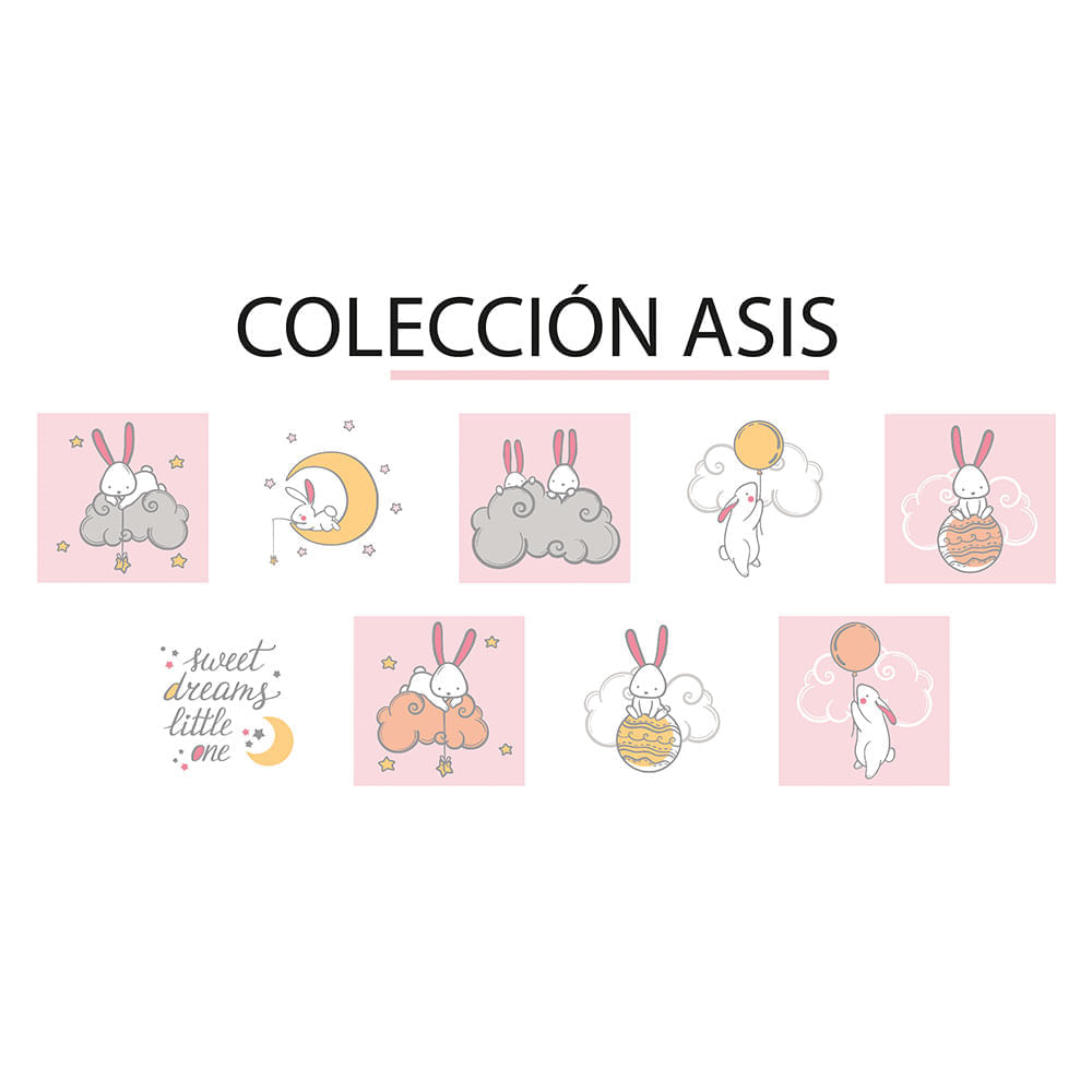 Vinil Asis 9 piezas
