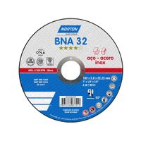 Disco de corte Inox. BNA32 7""-180x3.0mm Norton