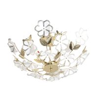 Colgante adosable Daisy Gold 3 luces
