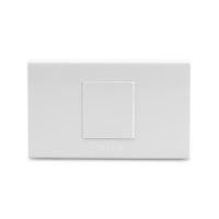 Placa Ciega Blanco Classic