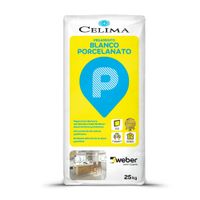 Pegamento para porcelanato flexible Pro Blanco 25 kg