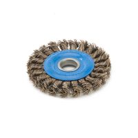 Cepillo plano trenzado 41Z60 para amoladora 4.5""