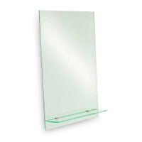 Espejo para baño con repisa Génova 40 x 60 cm