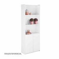 Estante Bagan 180 cm 2 puertas Blanco