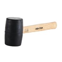 Mazo de goma negro 60mm madera