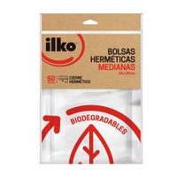 Bolsa hermética colación biodegradable 18x20cm