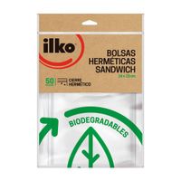 Bolsa hermética sandwich biodegradable 16x15cm