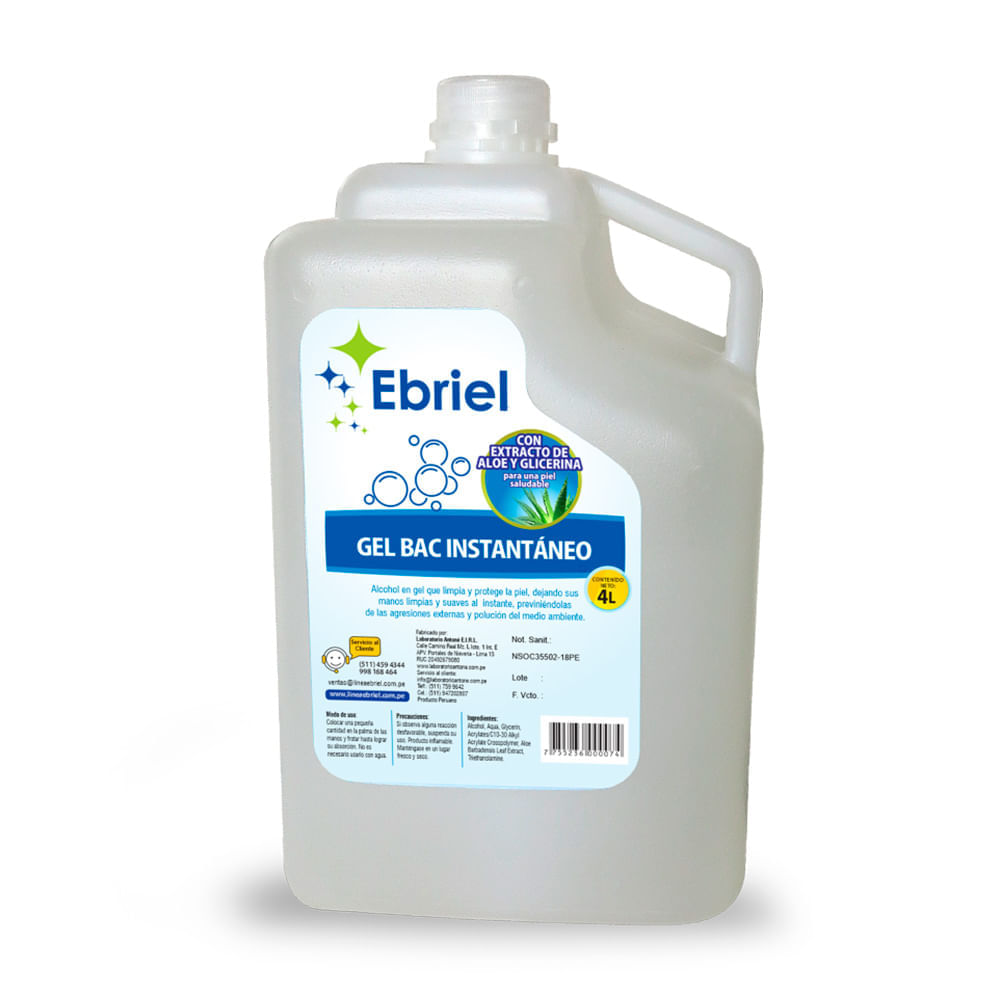 Gel antibacterial Ebriel 1 Gl