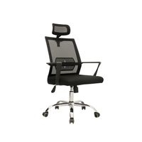 Silla De Escritorio Lyn Negro Con Cabecero Bonno