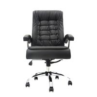 Sillon De Escritorio Shiny Negro Alta Bonno