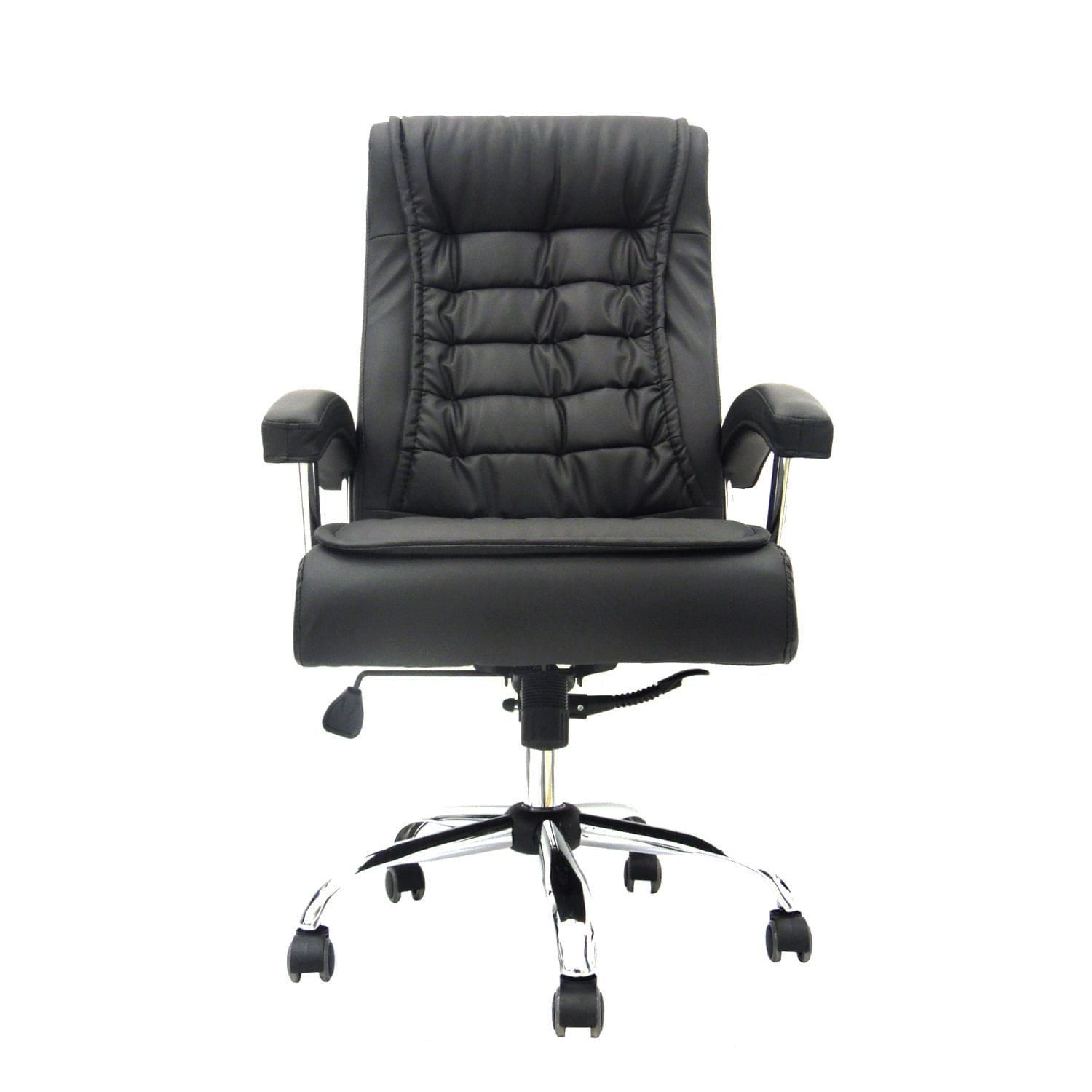 Sillon De Escritorio Shiny Negro Alta Bonno