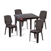Set mesa Jamaica Mix + 4 sillas