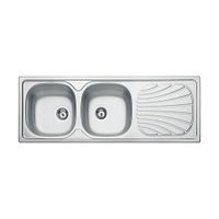 Lavadero inox. 123x43.5cm