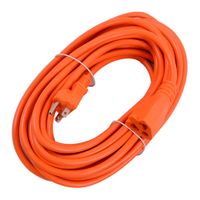 Extensión 1 toma tierra 3x16awg 10m Naranja