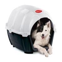 Pet house medium Negro/Marmol