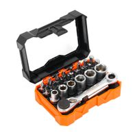 Set dados y bits 24 piezas 1/4"" Micro